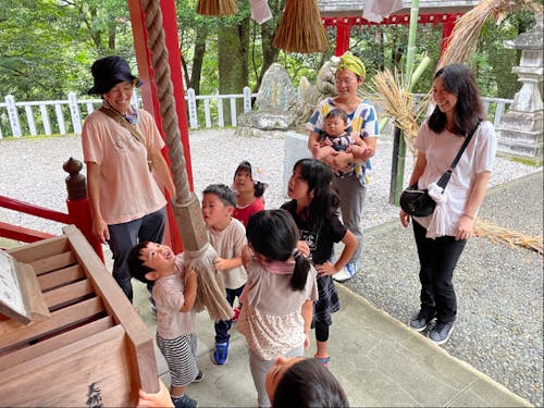 地域の神社にお参り