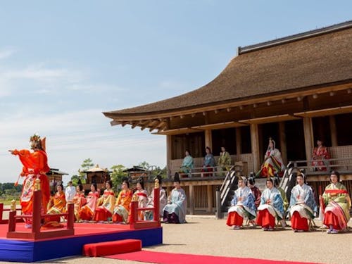 ステージとなる平安の社の施設