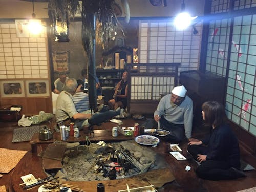 農家民宿での交流（農家民宿「善」）