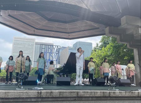 伊那市の高校生が、昨年の「日比谷音楽祭」に出演しました