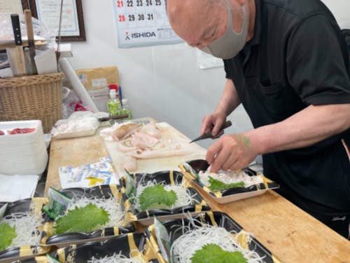 それぞれの魚に最適な方法を提案することで五島産鮮魚の美味しさをより引き出します。