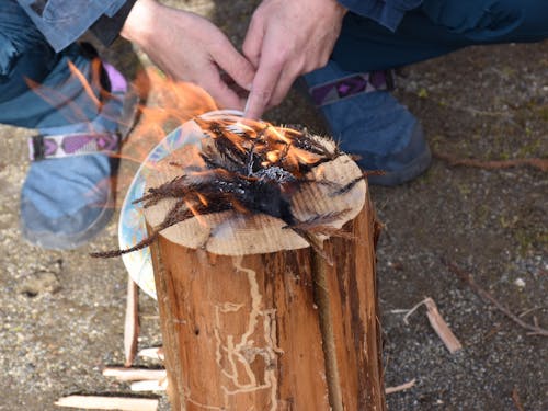 スウェーデントーチで炊きます♪アウトドアがお好きな方もぜひ(^^)