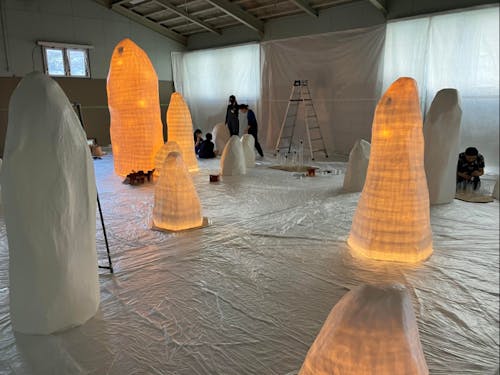 Kaleidscope「余白の自然」 - 制作風景