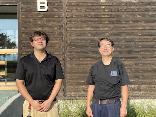 先輩隊員_ 祐川さん（左）、笹田さん（右）