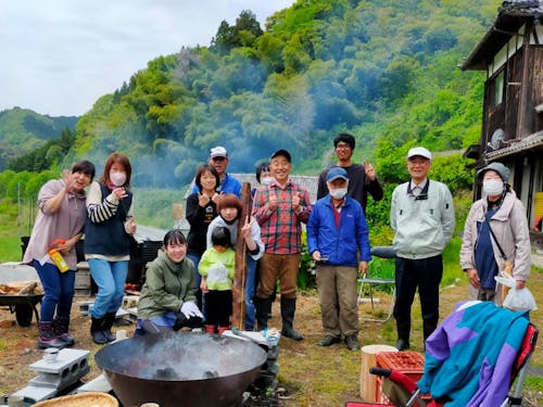 武石さん主催の「めんま作り体験」にて
