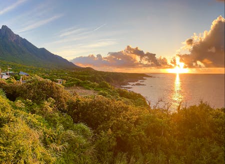 新ホテルから見える日の出。一日たりとも同じ日の出もない