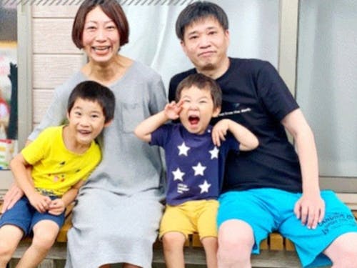 第1号の移住ファミリー