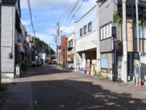 どこか懐かしい雰囲気の商店街