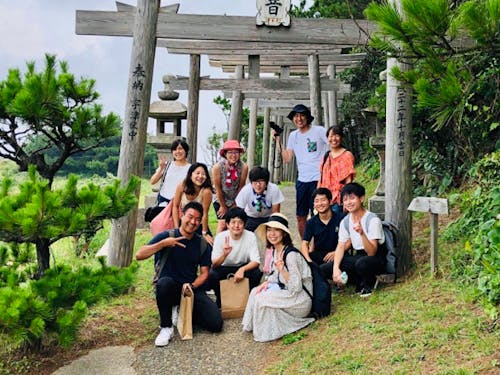 宇津観音。日本に3つしかない正観音の1つ。見島には文化財も数多くあります。