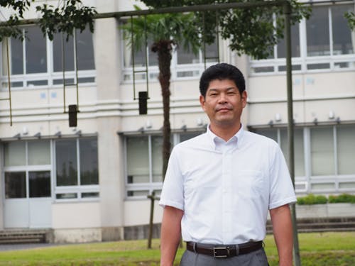 薩摩中央高校の中須校長先生