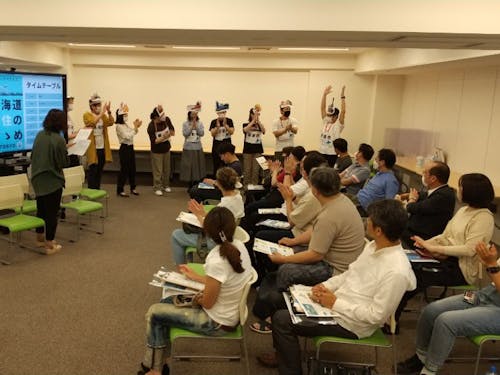 自治体対抗ランキングバトルで会場があったまりました