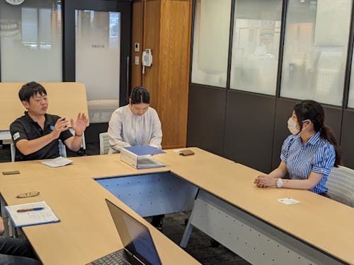 市役所でのオリエンテーション