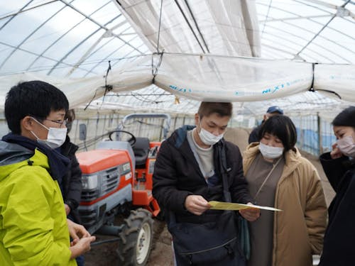 昨年度の現地視察の様子です!百聞は一見に如かずですね😉