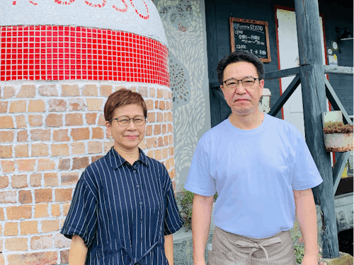 Vol.5講師の松本さん。田園風景の中で、人気のピザ屋さんを運営中。