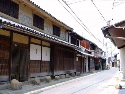 祇園ハウスがある下津井町並み保存地区