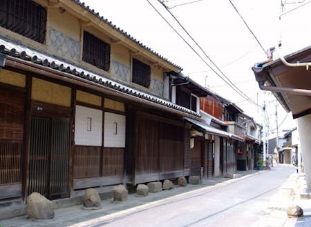祇園ハウスがある下津井町並み保存地区