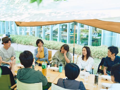 ワークテラス佐久でのランチ交流会