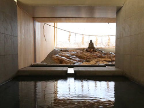 恩湯の入浴施設内の様子