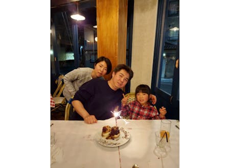 松村さんの家族写真