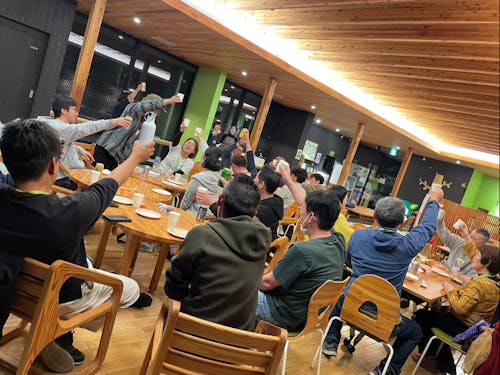 月イチ町民交流会「タノシモカフェ」で町民と下川トーク!