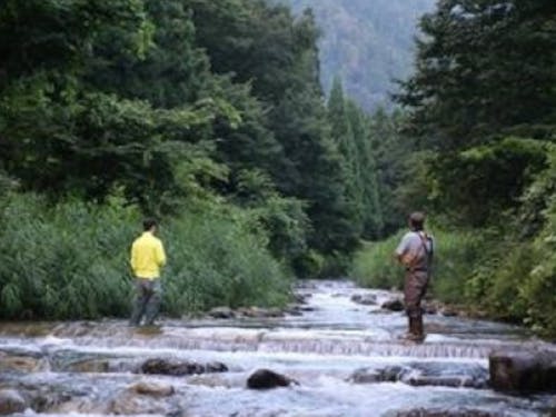 渓谷ヤマメ・イワナつり体験