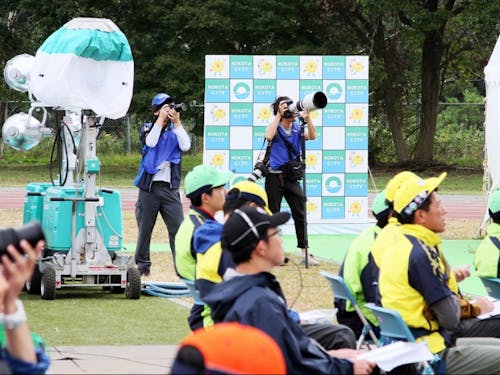 鉾田市での広報の仕事の風景