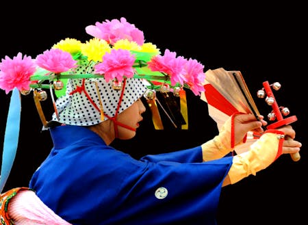 ユネスコ無形文化遺産の「秋保の田植踊」伝統と新たな文化の融合。