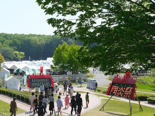 笠間焼協同組合が運営を担う「陶炎祭」