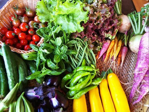 阿部さんのつくる有機野菜たちを使用