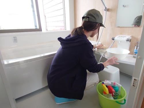 派遣先例:ボランティアや工事業者の滞在地となっている宿泊施設