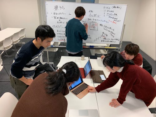 グループでの話し合いの風景
