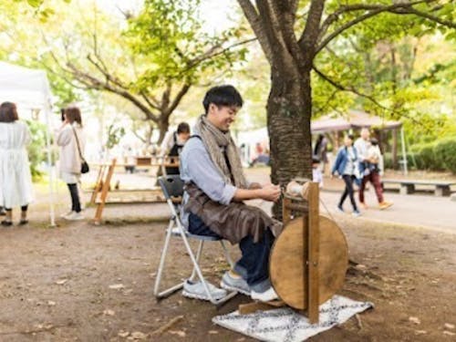 北のクラフトフェアに出展された猪又さん