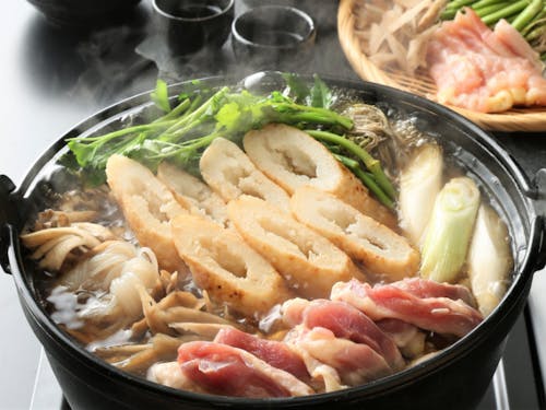 郷土料理のきりたんぽ鍋