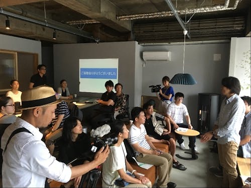 移住者の会の様子。移住者も増えています!