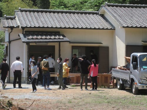 市川ハウスで都市部の方たちとの交流活動