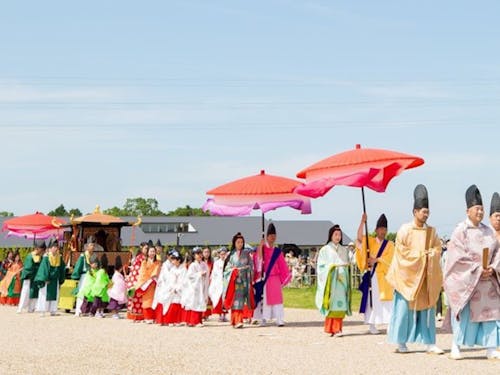 イベント時では、斎王の行列もあります。観光客も年々増えてますが・・・