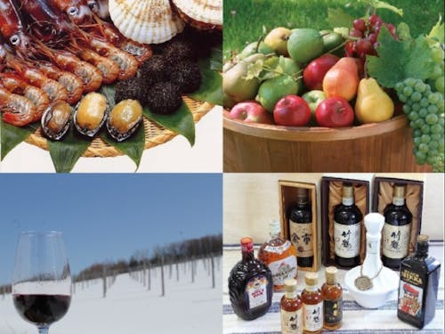 海産物や果樹、お酒など豊富な余市町の食資源