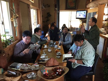 嶺南地区への移住者が営むカフェ「グリーンハット」