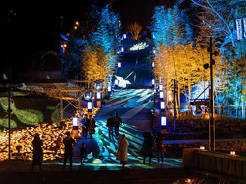 長門湯本温泉「うたあかり」開催中