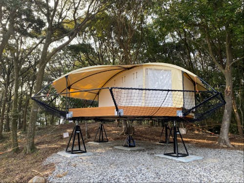 ドムアップ。空調完備の宿泊空間。