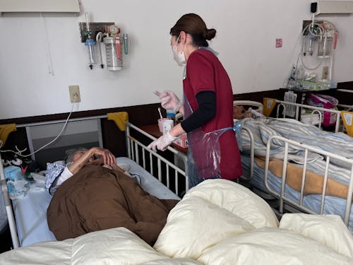 患者さんともフレンドリーに。