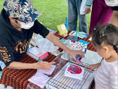 毎週末のように開催される多彩なイベント。手作り品を売ってみたり、イベントを主催したりする方も沢山!