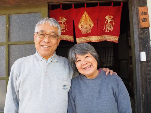 民泊受入家庭のうちの1家族