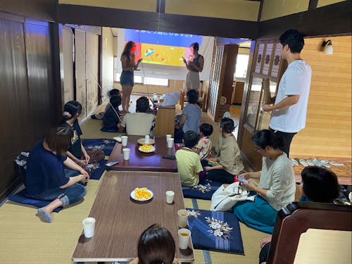 滞在者主催の自国の文化を伝えるイベントの企画補助も行います