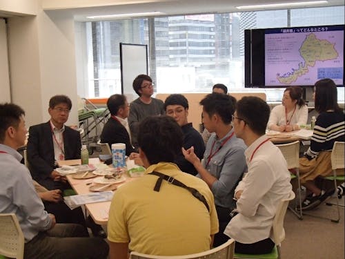 春開催 ちおこCafeの様子