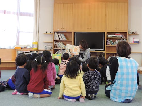 おはなし会のようす