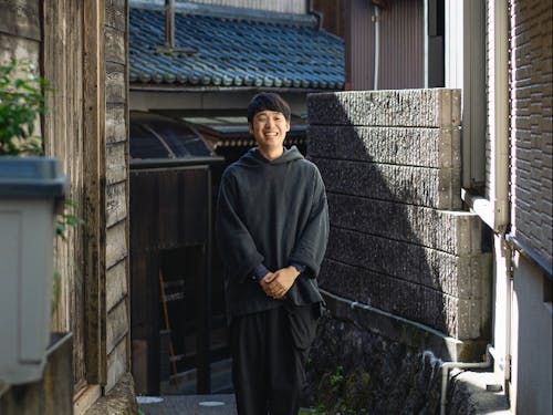 まち歩きをした路地裏で