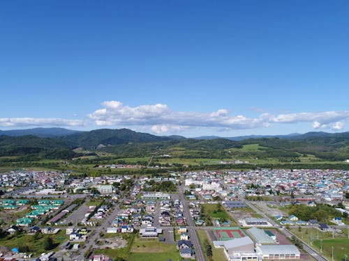 ▲町の中心地は約1km四方にぎゅっとまとまる