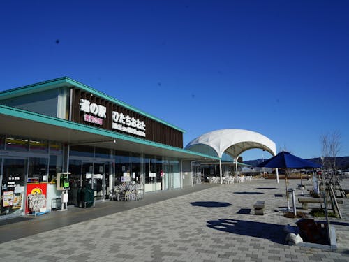 道の駅ひたちおおた。2019年に新しくなったばかり。