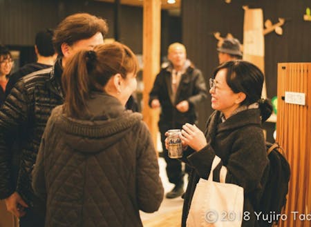毎月町内で開催する町民交流会タノシモカフェ